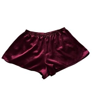Victoria's Secret Gold Label Satin Shorts L